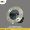 Cuperlight IP65 Ground SpotLight Chrome Flush Circular Spot GU10 110x105x75mm