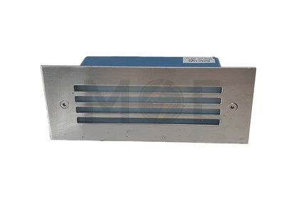 Cuperlight Garden/Stairs Light LED Recessed Rectangular Wall Lamp/Applique Chrome Warmwhite 17x7cm 6W | K-2402-2