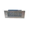 Cuperlight Garden/Stairs Light LED Recessed Rectangular Wall Lamp/Applique Chrome Warmwhite 17x7cm 6W | K-2402-2