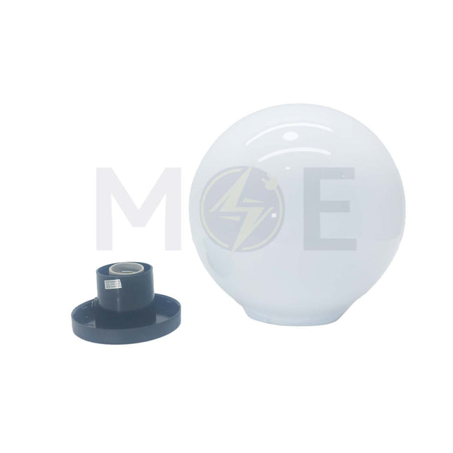 Orient Post Top Sphere Light Milky E27 25cm | NF 1801/25cm