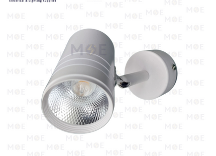 Cuperlight LED COB Surface Adjustable Wall Spotlight White Warmwhite 3000K 15W | LYGD1010/12 15W WH WW | سبوت ليد حائط ظاهر متحرك ابيض ورم وايت