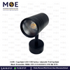 Cuperlight LED COB Surface Adjustable Wall Spotlight Black Warmwhite 3000K 15W | LYGD1010/12 15W BK WW