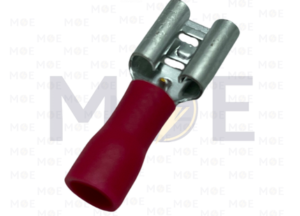 SEM Insulated Female Connector Terminal Red 0.5-1.5mm | FDD1.25-250-243642 | كوس جارور احمر