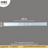 Goldenlight LED Panel Light Fixture White Surface Warmwhite 10x120cm 40W | PF10*120 | شاسي ليد ظاهر ابيض ورم وايت