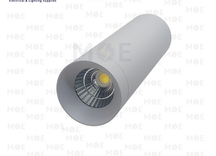 Cuperlight LED Downlight Surface Cylinder Spot Matt White Daylight 60x107mm 15W | ZR-C3003 | سبوت ليد ظاهر مدور شكل سيلندر ثابت ابيض دايلايت