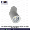 Cuperlight LED Downlight Surface Adjustable Cylinder Spot White Daylight 20x7cm 15W |  H007A