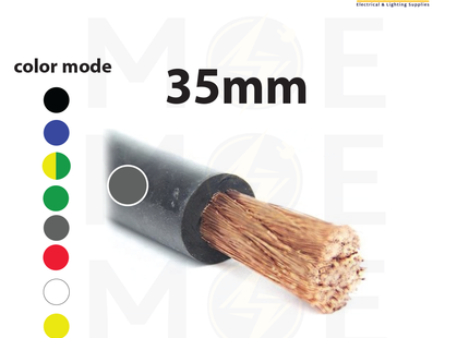 Liban Cables Single Core Flexible 35mm Gray | NYAF | شريط مفرد شعري رمادي