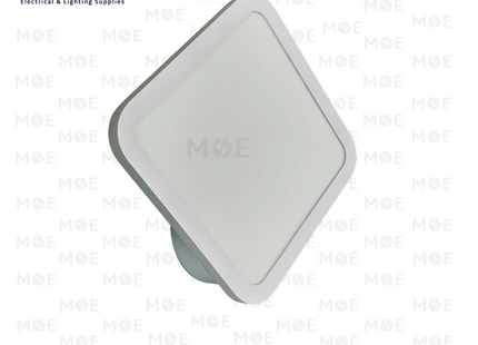 Goldenlight LED Indoor Wall Light Adjustable Square White Warmwhite 3500K 14W | GLDNL-GLW903S-14W WH WW | ابليك حائط ليد متحرك مربع ابيض ورم وايت