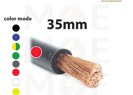 Liban Cables Single Core Flexible 35mm Red | NYAF | شريط مفرد شعري احمر