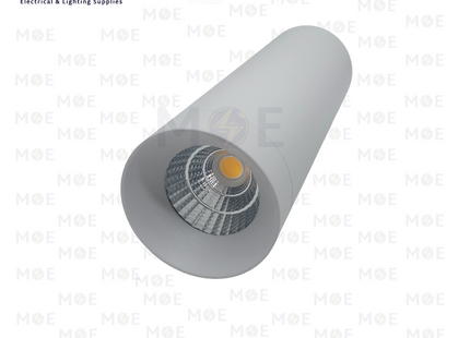Cuperlight LED Downlight Surface Cylinder Spot Matt White Warmwhite 60x107mm 1500Lm 15W | ZR-C3003 | سبوت ليد ظاهر مدور شكل سيلندر ثابت ابيض ورم وايت