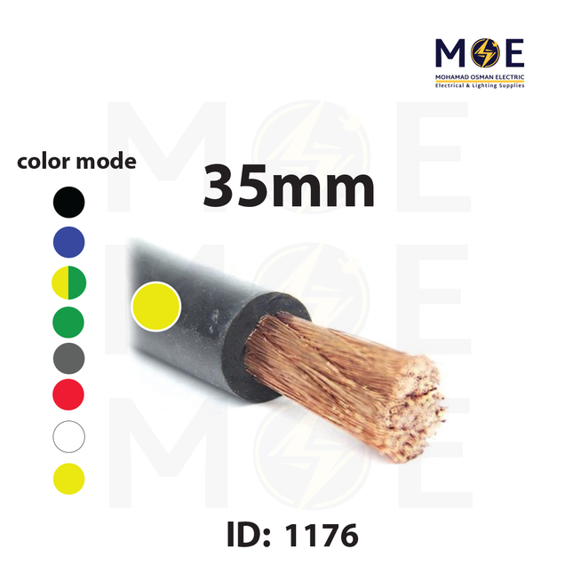 Liban Cables Single Core Flexible 35mm Yellow | NYAF