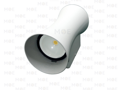 Goldenlight LED Outdoor UP & Down Wall Light Gray Warmwhite 18x8.5cm 2x5W | GD-XMY05-2*5W | ابليك حائط ليد ضوين طلوع نزول رمادي ورم وايت