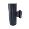 Goldenlight LED Outdoor UP & Down Wall Light Black Warmwhite 30x10cm 2x10W | SH-2202 2x10W BK WW