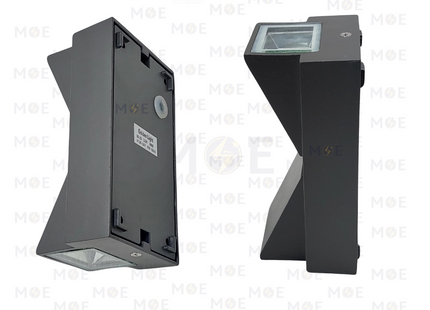 Goldenlight LED Outdoor UP & Down Wall Light Gray Warmwhite 14x7.5cm 2x3W | SH-201 GR WW | ابليك حائط ليد ضوين طلوع نزول رمادي ورم وايت