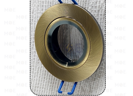 CuperLight downlight / Spotlight Frame MR16 Bronze Recessed Fix Circular 6cm | AK-701 AB | سبوت فارغ مدور مخفي المنيوم برونز ثابت