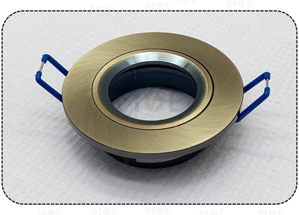 CuperLight downlight / Spotlight Frame MR16 Bronze Recessed Fix Circular 6cm | AK-701 AB | سبوت فارغ مدور مخفي المنيوم برونز ثابت
