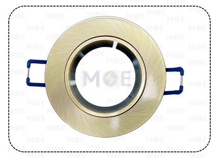 CuperLight downlight / Spotlight Frame MR16 Bronze Recessed Fix Circular 6cm | AK-701 AB | سبوت فارغ مدور مخفي المنيوم برونز ثابت
