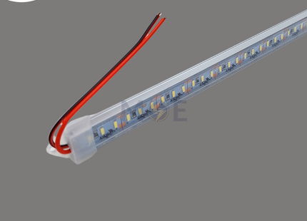 Mega Aluminum LED Tube Light Fixture With Transparent Cover Daylight DC 12V 30W 100cm | شاسي ليد رفيعة المنيوم غطا شفاف دايلايت