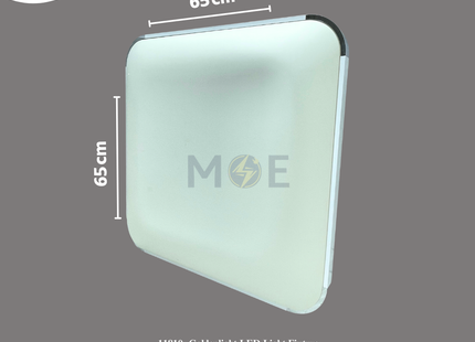 Goldenlight LED Panel Light Fixture White Surface With Remote Control Multicolored (Warmwhite/Daylight/CoolWhite) 65x65cm 60W | JL6565 | شاسي ليد ظاهر مع ريموت كونترول ابيض ورم وايت/كول وايت/دايلايت