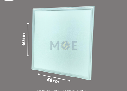 Mec (Philips) LED Panel Light Fixture White Flush Square Warmwhite 6000Lm 60x60cm 50W | JM-DD4801 | شاسي ليد مربع مخفي ابيض ورم وايت