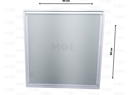 Philips Surface Tube Light Fixture Prismatic Diffuser With Electronic Ballast White 4xT8 4x18W 60x60cm | TCS-03/418 | شاسي فلوسنت فارغة ظاهرة ترانس الكترون ابيض