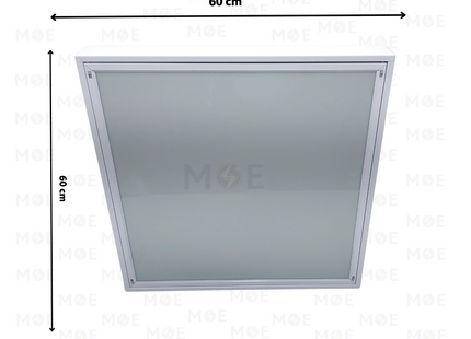 Philips Surface Tube Light Fixture Prismatic Diffuser With Electronic Ballast White 4xT8 4x18W 60x60cm | TCS-03/418 | شاسي فلوسنت فارغة ظاهرة ترانس الكترون ابيض