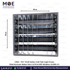 TEC MAR Surface Grid Tube Light Fixture With Electronic Ballast Silver 4xT8 4x18W 60x60cm | 4x18W-SV