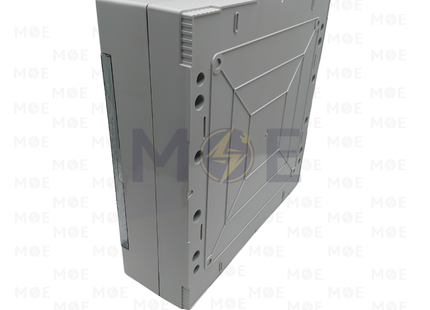 Elettrocanali IP40 Plastic Surface Mount Distribution Board Smoked Door Gray (400x400x130mm) 2Rx18module 36mod. | تابلو بلاستيك ظاهر غطا شفاف رمادي