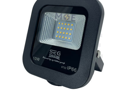 SEG LED Floodlight 10W WarmWhite 900Lm IP66 | برجكتور ليد مطري ورم وايت