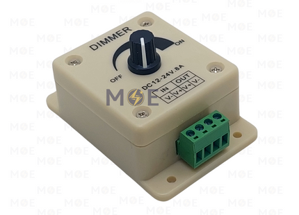 LED Controller Dimmer Single Color LED Strip Light 12-24V 144W 8A 1Ch | ديمر كونترول لستريب ليد لون واحد