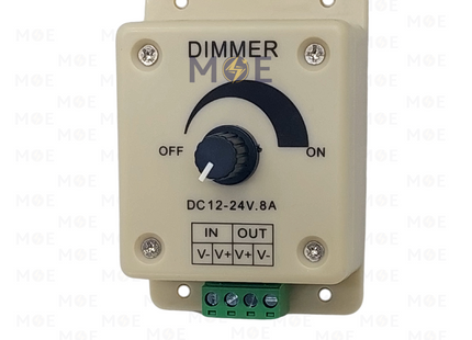 LED Controller Dimmer Single Color LED Strip Light 12-24V 144W 8A 1Ch | ديمر كونترول لستريب ليد لون واحد