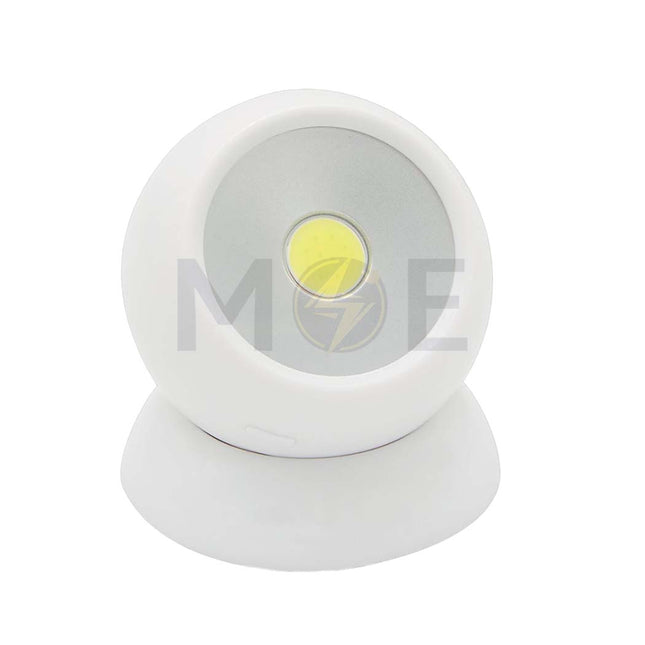 Magnetic 360deg. Rotating COB LED Work Light 180 Lumen 3xAAA