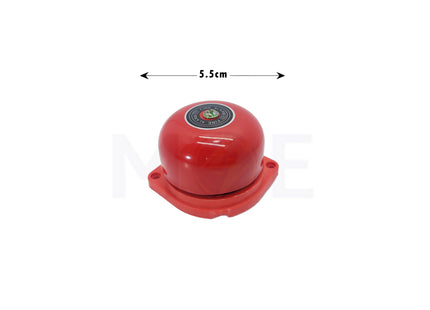 Orient Industrial Round Bell for Fire Alarm or School Use Red 55mm 220V  XH-B1 - جرس مدرسة