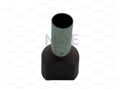 SEC Double Insulated Ferrule Terminal Brown 10mm | TE10-14 | كوس انبوب مجوز بني