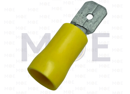 System Insulated Male Connector Terminal Yellow 5mm | MDD5-250 | كوس جارور دكر معزول اصفر