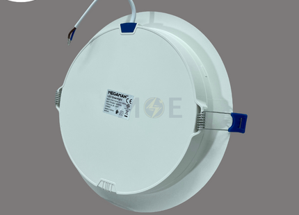 MEGAMAN LED Downlight/ Panel Light White Ceiling Flush Mounted Circular Daylight 6500K 1920Lm 20cm 24W | MQTL1119Y24W | سبوت ليد مدور مخفي بدون ترانس ابيض دايلايت