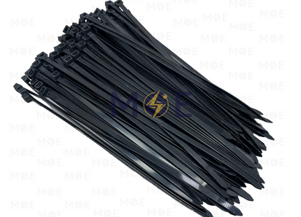 Giantlok Cable Tie Black ( 30cm ) 300x7.6mm | GT-300HD-B | رباط بلاستيك عريض اسود