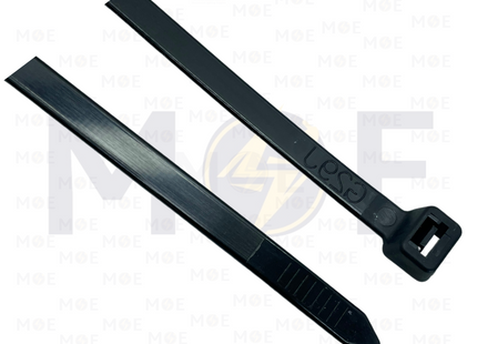 Giantlok Cable Tie Black ( 30cm ) 300x7.6mm | GT-300HD-B | رباط بلاستيك عريض اسود