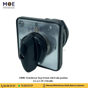 SwitchGear Step Switch with 0 side position 0-1-2-3 1P | TDABG | مفتاح سلفرتور