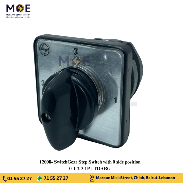 SwitchGear Step Switch with 0 side position 0-1-2-3 1P | TDABG