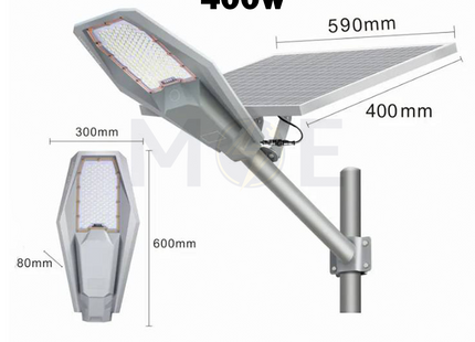 Viko LED SMD IP67 Solar Street Light With Remote Controller Daylight 400W | MJ-XJ804