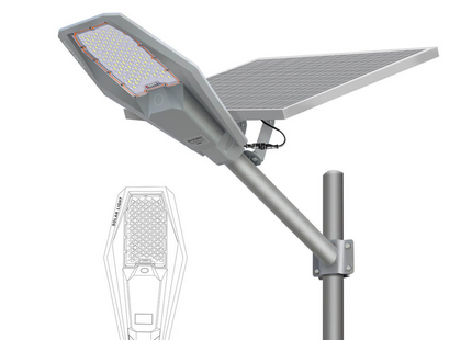LEADER LED SMD IP67 Solar Street Light With Remote Controller Warmwhite 400W | MJ-XJ804