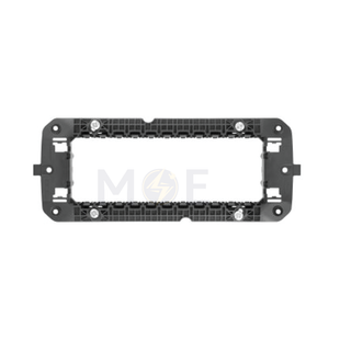 Gewiss CHORUSMART Mounting Frame Black 6module +screws | GW16806 | شاسي مسدسة اسود