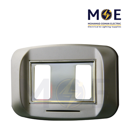 Abbas Mirna Cover Plate Gold*Gold 2module | 2400-04-MRN-ADP