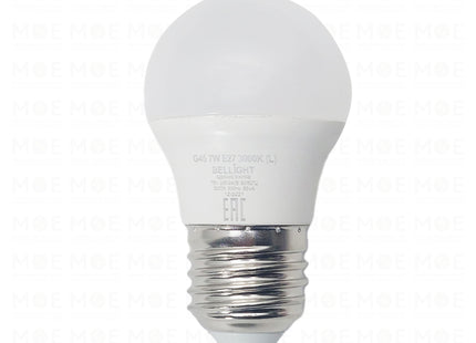 Bellight LED Lamp Bulb WarmWhite E27 560Lm 7W | G45 | لمبة ليد برم بول ورم وايت