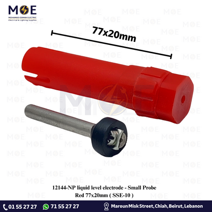 NP liquid level electrode / Small Probe Red 77x20mm | SSE-10