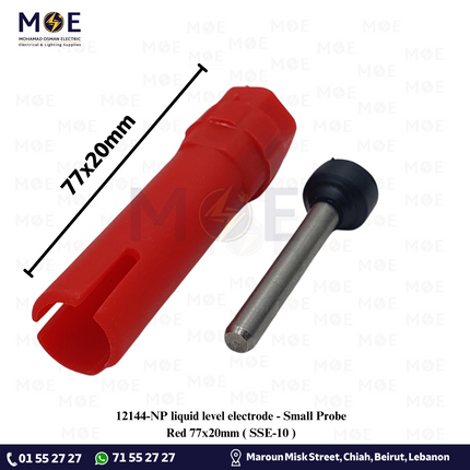 NP liquid level electrode / Small Probe Red 77x20mm | SSE-10