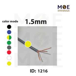 Liban Cables Single Core Stranded 1.5mm Yellow | NYA | شريط مفرد قاسي اصفر