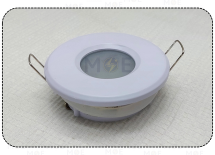 Cuperlight IP44 Bathroom downlight / Spotlight Frame MR16 White Recessed Fix Circular 6cm | سبوت فارغ مدور مخفي مطري ابيض ثابت