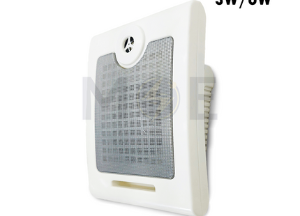 Nova Surface Mounted Speaker Rectangular White 70V100V 3W6W  JL-3012  سبيكر مستطيل ظاهر ابيض